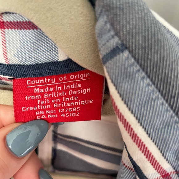 SUPERDRY WOMENS BUTTON DOWN FLANNEL 3/4 SLEEVE - Picture 5 of 5